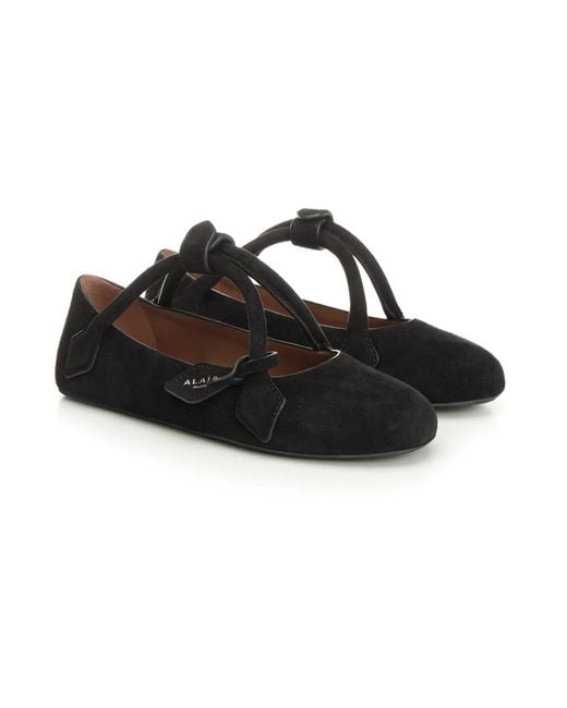 Alaïa Black Ballerinas