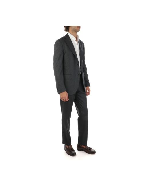 L.b.m. 1911 Black Single Breasted Suits for men