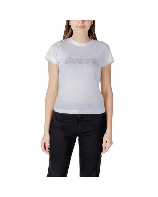 Guess T-Shirts in het Blue