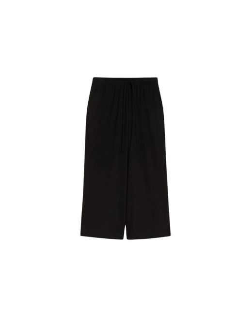 Max Mara Black Straight Trousers