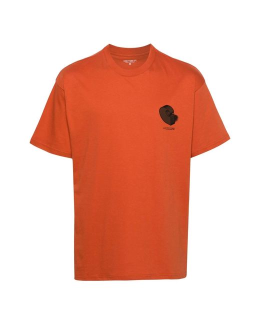 Carhartt Ss diagram c t-shirt in Orange für Herren
