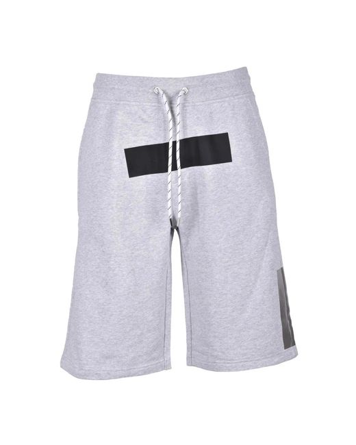 Bikkembergs Blue Casual Shorts for men