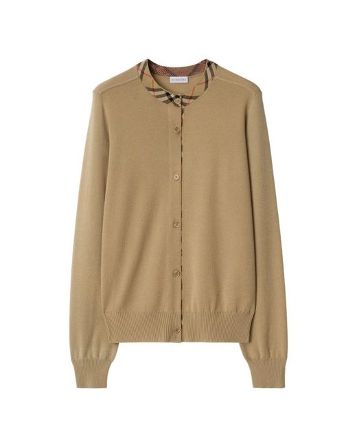 Burberry Cardigans in het Natural