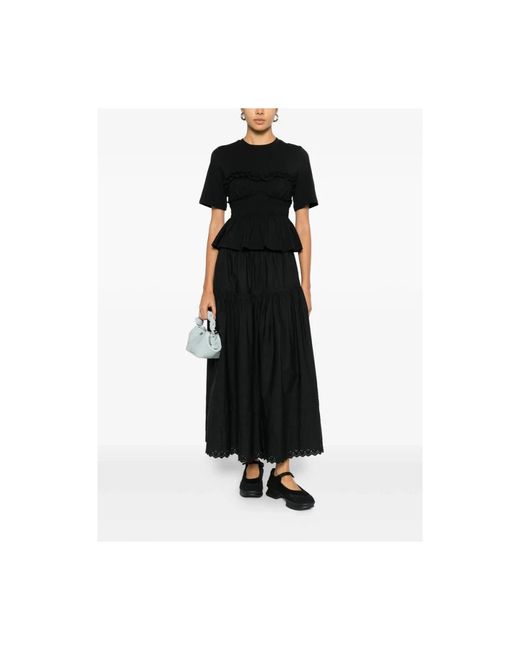 CECILIE BAHNSEN Black T-Shirts