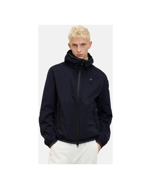 Light Jackets di Blauer in Blue da Uomo