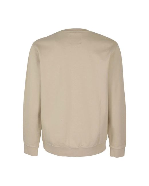 Edwin Hoodies & Sweatvesten ,Katoen Japanse Zon Stijlvolle Tee in het Natural voor heren