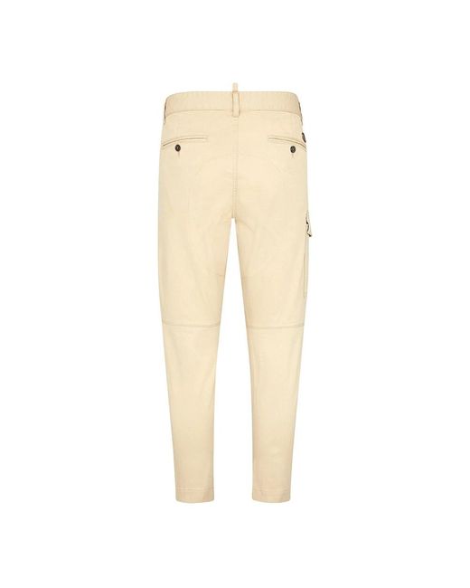 DSquared² Natural Slim-Fit Trousers for men