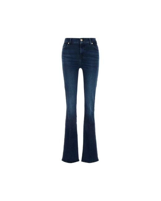 7 For All Mankind Blue Stretch denim la jolla jeans 7 for all kind
