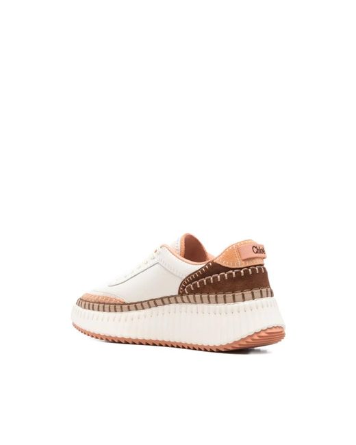 Chloé Natural Sneakers