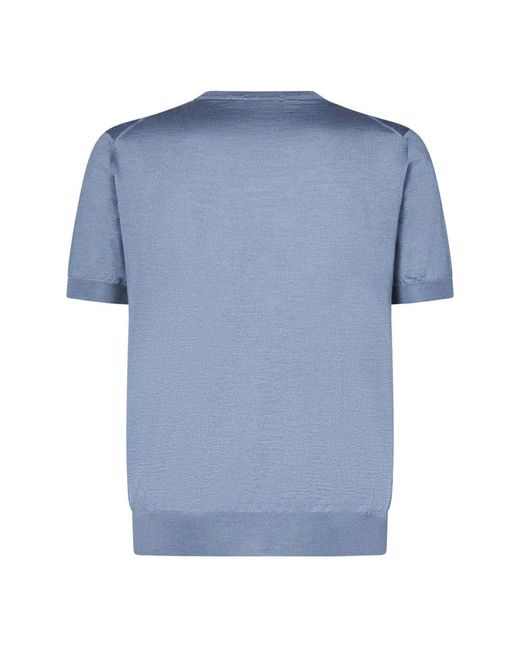 Drumohr Blue T-Shirts for men