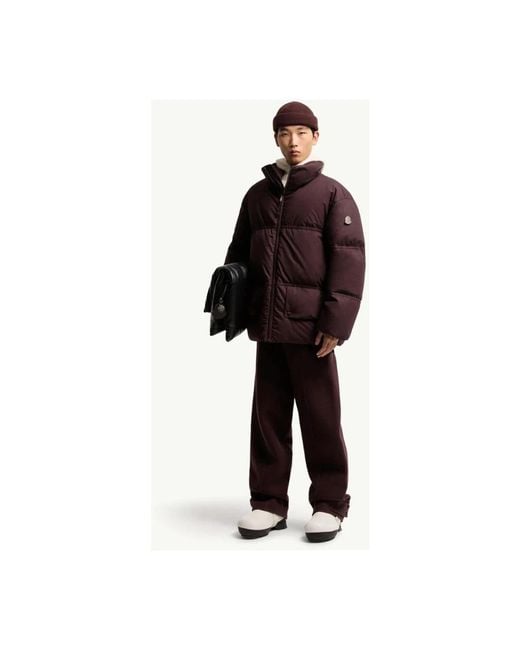 Down Jackets di Moncler in Purple da Uomo