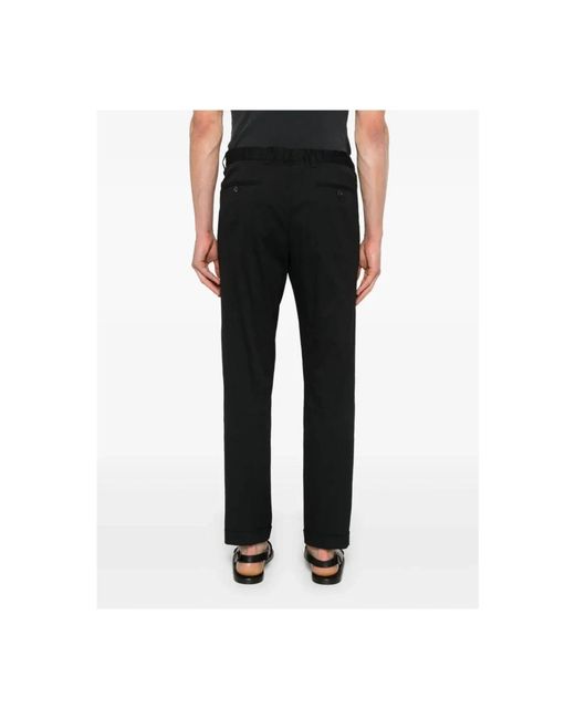 BRIGLIA Black Suit Trousers for men