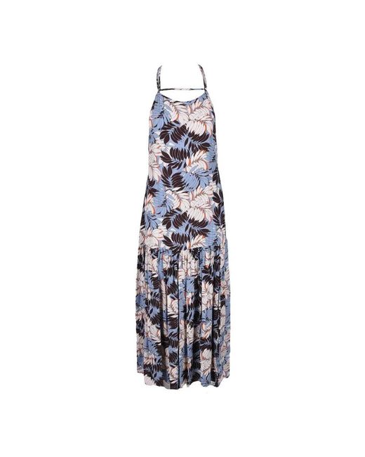 WEILI ZHENG Blue Maxi Dresses