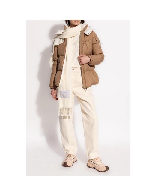 Moncler Natural Straight Trousers