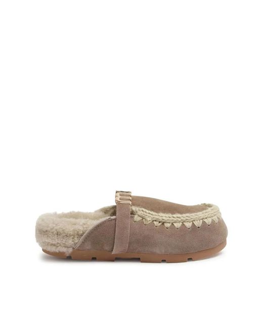 Slippers Mou en coloris Gray