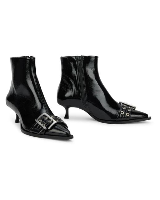 Ganni Black Heeled Boots