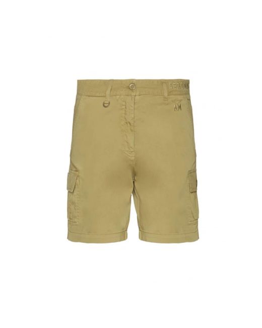 Aeronautica Militare Green Short Shorts