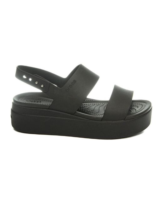 Wedges CROCSTM en coloris Black