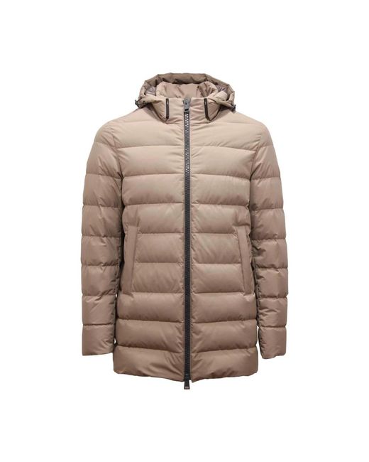 Herno Brown Winter Jackets for men