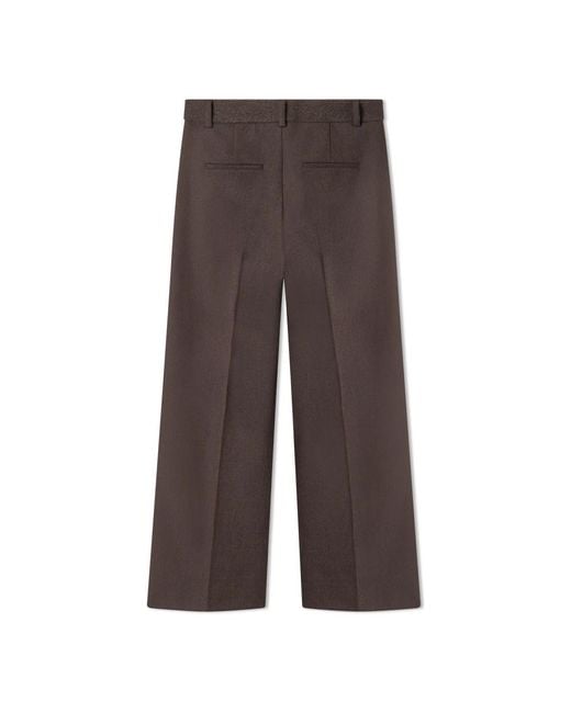 Cambio Brown Wide Trousers