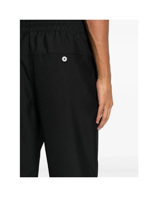 Drole de Monsieur Black Slim-Fit Trousers for men