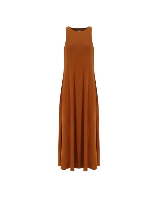 Max Mara Brown Maxi Dresses