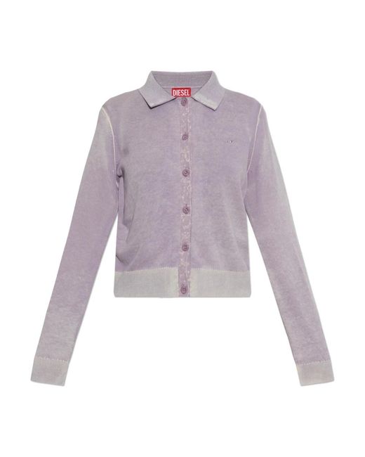 Cardigans DIESEL en coloris Purple