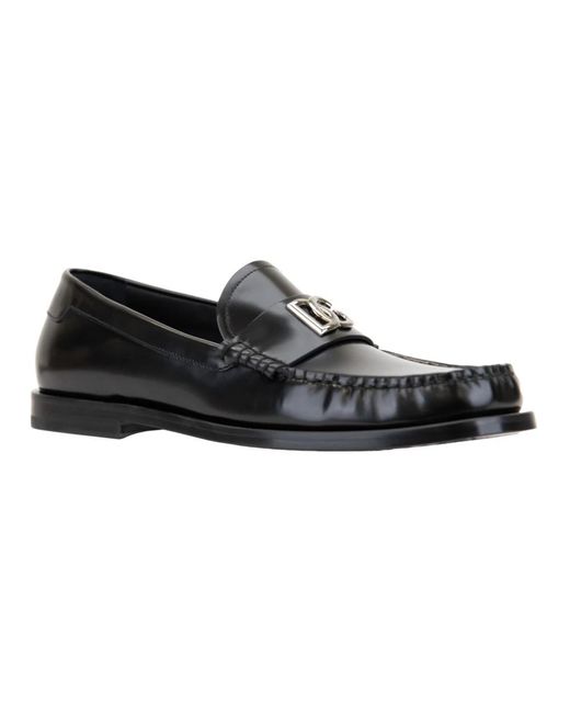 Loafers di Dolce & Gabbana in Black da Uomo