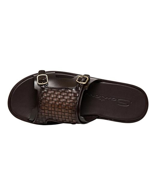 Sliders di Santoni in Brown da Uomo