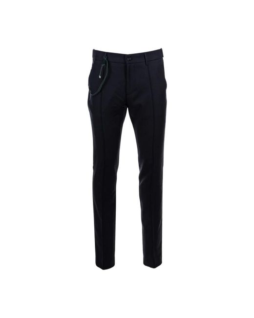 BERWICK 1707 Blue Chinos for men