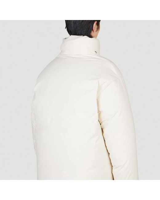 OAMC Tech high neck puffer jacket in White für Herren
