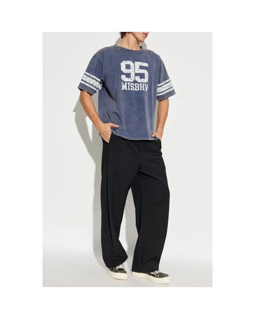 T-Shirts M I S B H V de hombre de color Blue