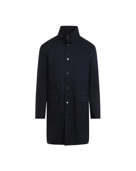 Kiton Jassen ,Blauw ,Polyester Coat in het Blue voor heren