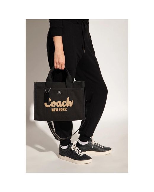 Bolso de mano COACH de color Black