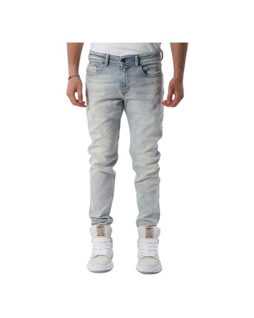 DIESEL Gray Slim-Fit Jeans for men