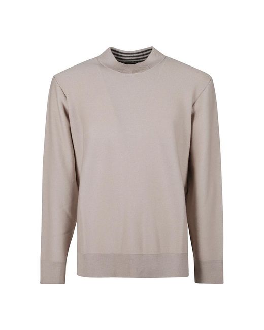 Drumohr Gray Round-Neck Knitwear for men