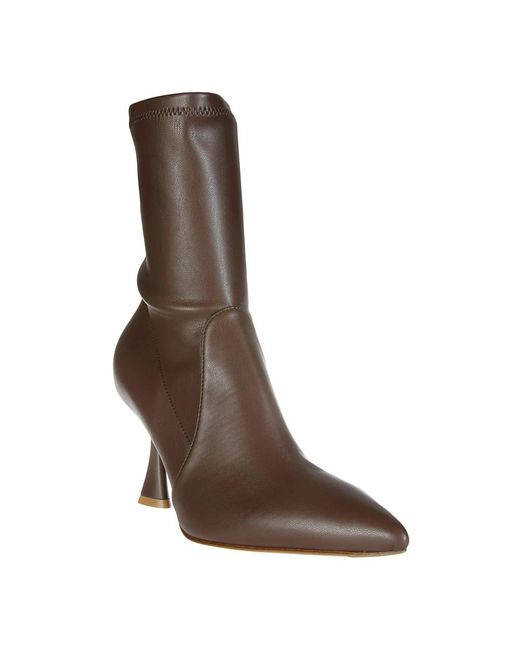 Shoes > boots > heeled boots Sergio Levantesi en coloris Brown