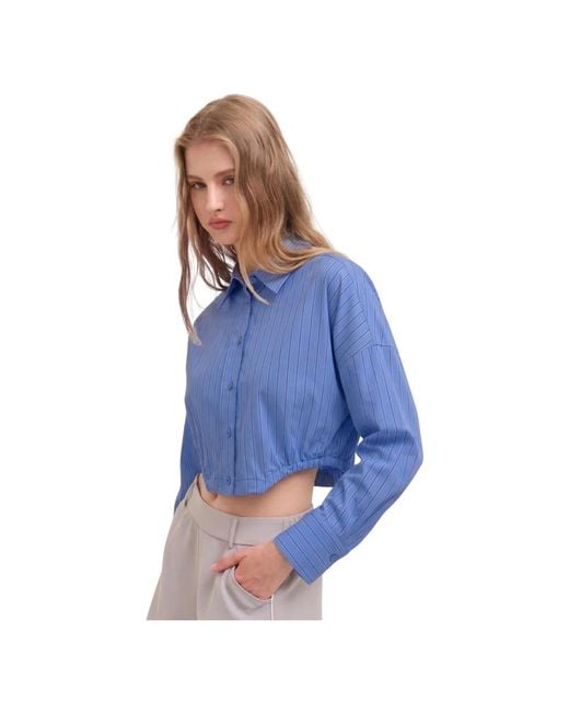 Soallure Blue Shirts
