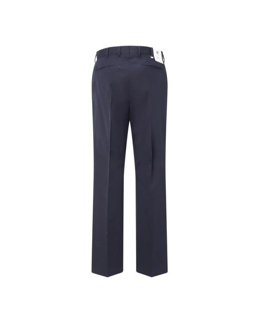 PT Torino Blue Suit Trousers for men