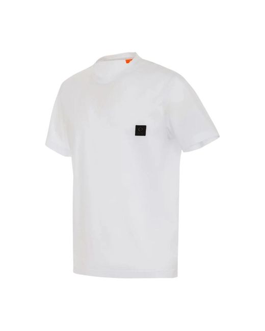 Suns Tops ,Wit ,Katoen Licht Lux T-Shirt in het White voor heren