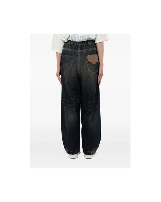 Wide Jeans Maison Mihara Yasuhiro de hombre de color Black