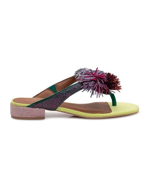 Kurt Geiger Blue Flip Flops