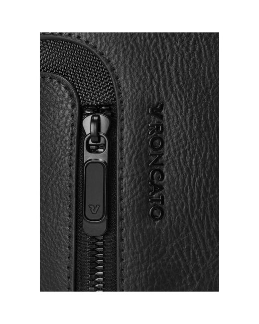 Roncato Black Cross Body Messenger for men