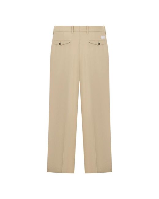 Nine:inthe:morning Natural Straight Trousers for men