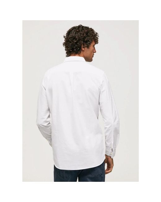 Pepe Jeans White Casual Shirts for men