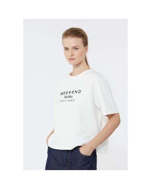 Weekend by Maxmara White T-Shirts