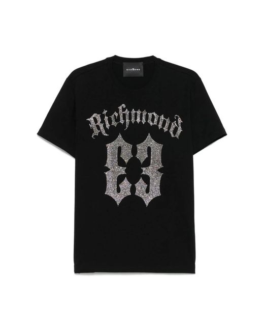 T-Shirts di RICHMOND in Black da Uomo