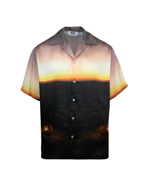 Shirts > short sleeve shirts MSGM pour homme en coloris Black