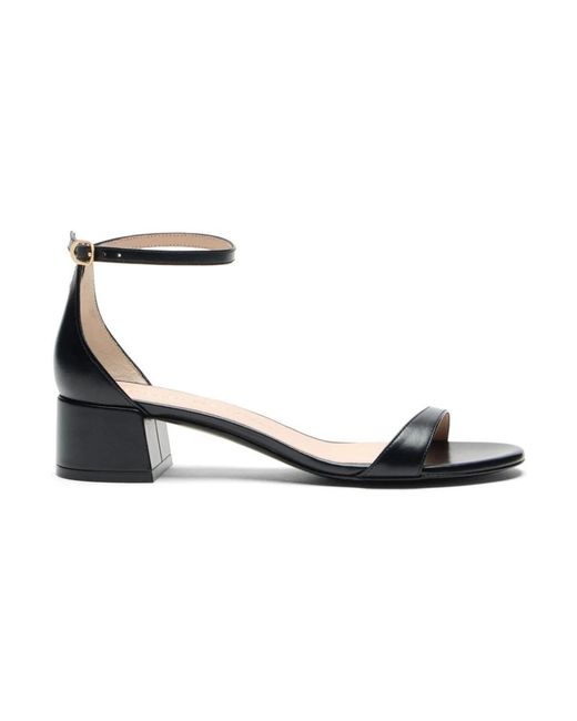 Stuart Weitzman Metallic High Heel Sandals
