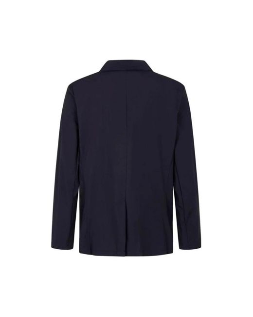 Herno Jassen ,Blauw ,Leer Technical Blazer in het Blue voor heren